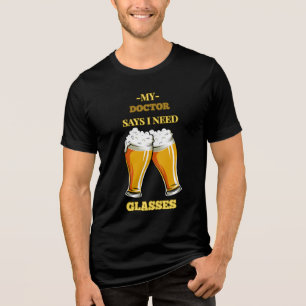 T-SHIRT  EN TRI-MATIÈRE 