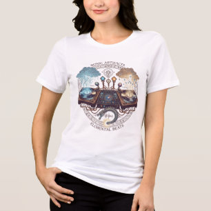 T-SHIRT  EN TRI-MATIÈRE