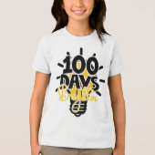 T-shirt En Tri-matière 100 Days Smarter & Brighter School (Recto)