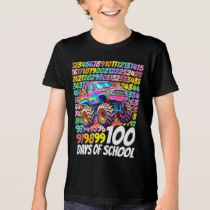 T-shirt En Tri-matière 100 jours d'école élèves garçons enseignants cadea