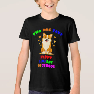 T-shirt En Tri-matière 100 Jours d'école : une fête pawsome avec notre