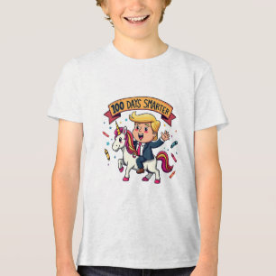 T-shirt En Tri-matière 100 jours Smarter School Trump Inaguration Day