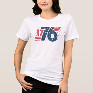T-shirt En Tri-matière 1776, Jour de l'Indépendance, 4 juillet