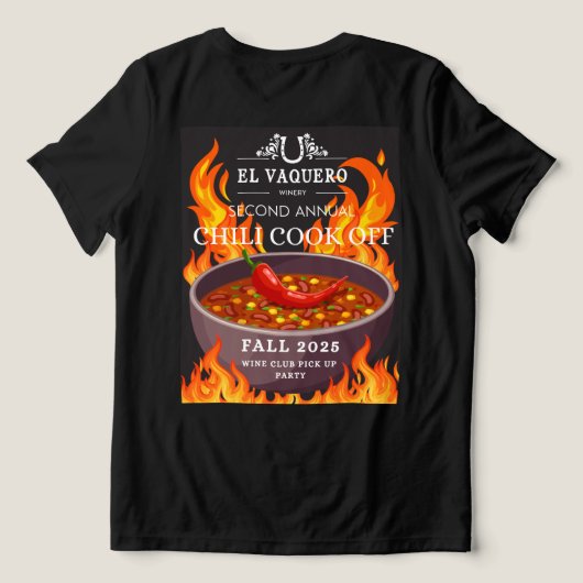 T-shirt En Tri-matière 2025 Chili Cook Off Tee Shirt Womens (Design Verso)