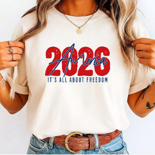 T-shirt En Tri-matière 2026 Amérique – Tout est question de liberté pour
