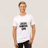 T-shirt En Tri-matière 2026 Goals Loading – New Year Motivation Progress  (Recto plein)