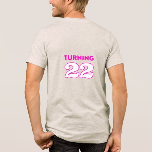 T-shirt En Tri-matière 22 #CrewNeckTee T-Shirt (Verso)