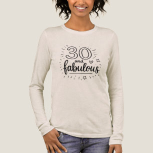 T-shirt En Tri-matière 30 et Fabuleux Doodle Joyeux 30e Anniversaire 