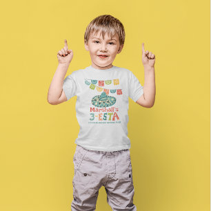 T-shirt En Tri-matière 3-Esta Troisième fête d'anniversaire Graphique per