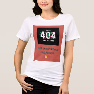 T-shirt En Tri-matière 404 Erreur : Sommeil introuvable. 😴 🚫