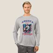 T-shirt En Tri-matière 4 juillet American Eagle Sublimation-61901 (Recto complet)