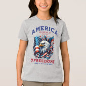 T-shirt En Tri-matière 4 juillet American Eagle Sublimation-61901 (Recto)