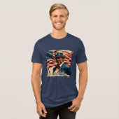 T-shirt En Tri-matière 4 juillet - Esprit d'indépendance (Recto plein)