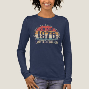 T-shirt En Tri-matière 50e anniversaire Vintage 1976 Édition limitée 50 a