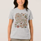 T-shirt En Tri-matière 67 Funny 6 7 Six Seven Gingerbread Cookie Holiday (Recto)