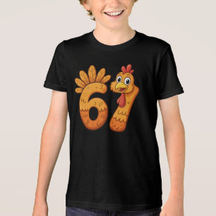 T-shirt En Tri-matière 6 7 Dinde Six Sept Mème 67 Drôle de Thanksgiving