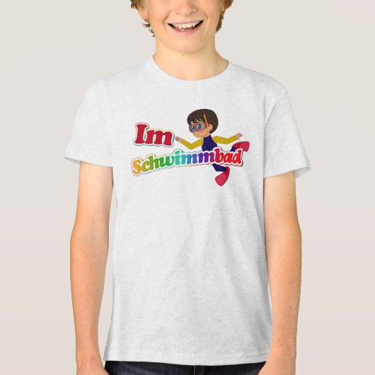 T-shirt En Tri-matière À la piscine (Recto)