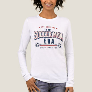 T-shirt En Tri-matière À l'ère de ma mère de footballeur en rouge et mari