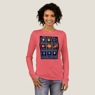 T-shirt En Tri-matière À mon époque, nous avions 9 planètes !