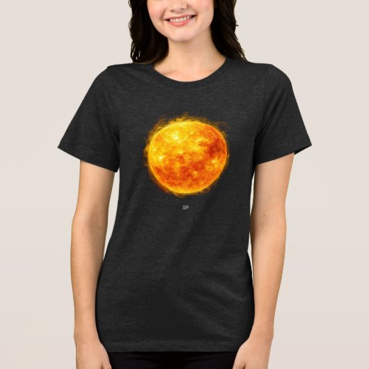 T-shirt En Tri-matière A painting of the sun in a space (Recto)