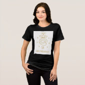 T-shirt En Tri-matière Abondance céleste - Symbole à haute vibration (Recto plein)