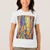 T-shirt En Tri-matière abstrait (Recto)