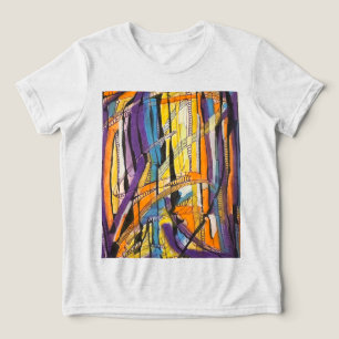 T-shirt En Tri-matière abstrait