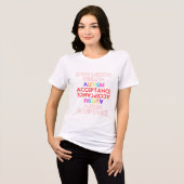 T-shirt En Tri-matière Acceptation de l'autisme (Recto plein)