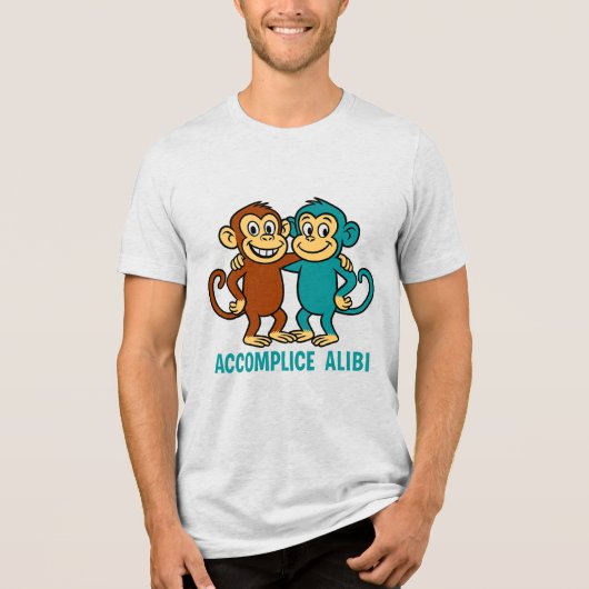 T-shirt En Tri-matière 🙈 Accomplice & Alibi (Recto)
