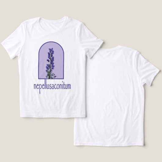 T-shirt En Tri-matière aconitum napellus (Design Recto & Verso)