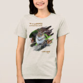 T-shirt En Tri-matière Acts Of Kindness Inspirational Quote Chipmunk (Recto)