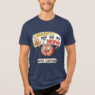 T-shirt En Tri-matière "Actuellement sur ma Dernière nerf Funny Sarcast