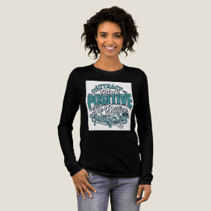 T-shirt En Tri-matière ADOM "Attirer le positif" pour femmes à manches lo