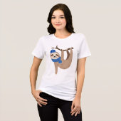 T-shirt En Tri-matière Adorable Hanoukka Sloth (Recto plein)
