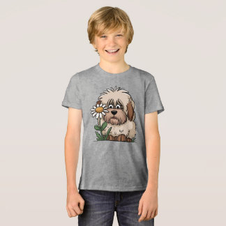 T-shirt En Tri-matière Adorable vieux chien de chien anglais avec marguer