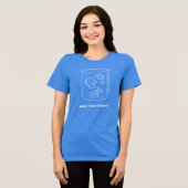 T-shirt En Tri-matière Affective Science Plus que Sentiments chemise femm (Recto plein)
