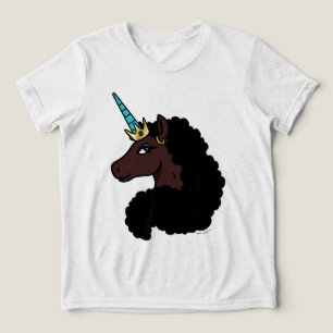 T-shirt En Tri-matière Afro Unicorn Magique