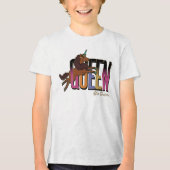 T-shirt En Tri-matière Afro Unicorn Queen Design (Recto)