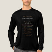 T-shirt En Tri-matière Ages Of Man Bella Mens Long Tee (Recto)