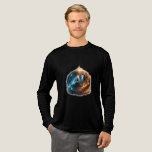 T-shirt En Tri-matière AI Future – Tech Evolution vs Collapse Logo