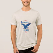 T-shirt En Tri-matière Aigle américain volant (Recto)