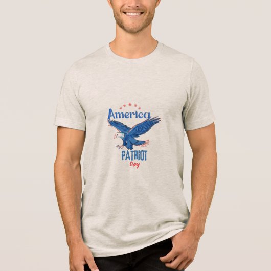 T-shirt En Tri-matière Aigle américain volant (Recto)
