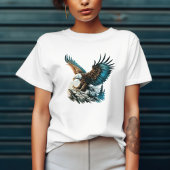 T-shirt En Tri-matière Aigle en aquarelle