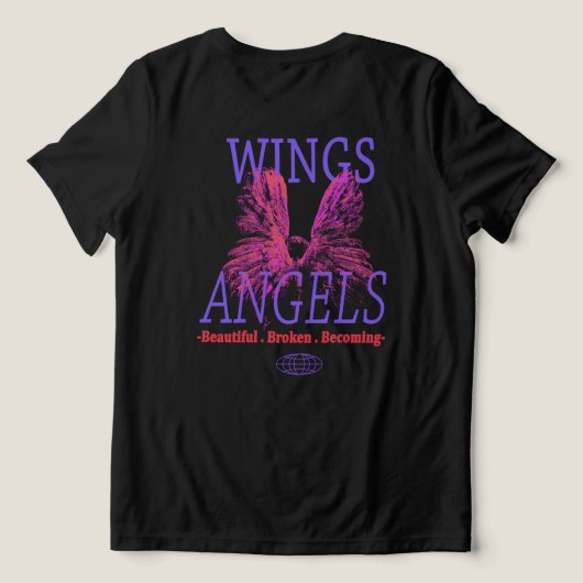 T-shirt En Tri-matière Ailes d'anges (Design Verso)