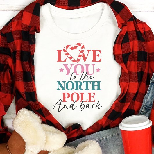 T-shirt En Tri-matière Aimez-vous au Pôle Nord Noël