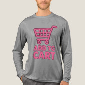 T-shirt En Tri-matière Ajouter au panier - Design de panier rose tendance (Recto)