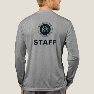 T-shirt En Tri-matière Ajouter votre employé de logo d'entreprise personn