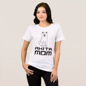 T-shirt En Tri-matière Akita Mom T-Shirt (Recto plein)