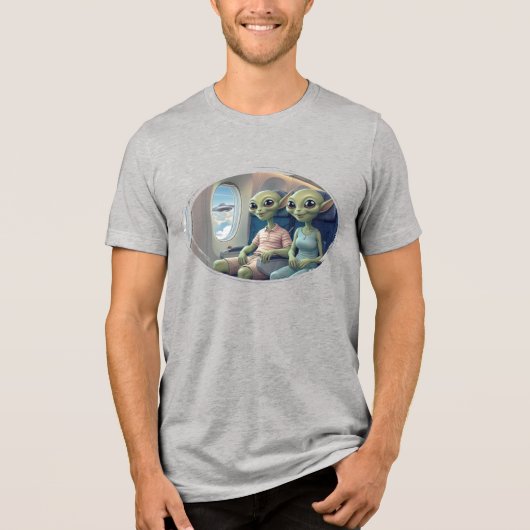 T-shirt En Tri-matière Aliens in First Class (Recto)