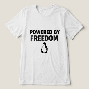 T-shirt En Tri-matière Alimenté par la liberté